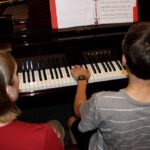 Birds Eye View of Teaching Piano Lesson